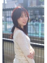 ベレッタ 松井山手店(veretta.)&nbsp;ボルドールビーカラー/大人女子/ミディアムヘア/綺麗