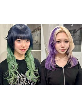 周りに褒められるスタイルを実現☆［ダブルカラー/ブリーチ/ブリーチなしダブルカラー/エクステ/渋谷］