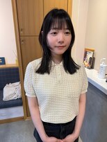 スムーク(smuk)&nbsp;【smuk/岩澤美紅】ぷつっとカット/ストレート/フェイスレイヤー