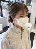 __ツインヘア__前撮りヘア__花嫁ヘア__ニュアンスバング__