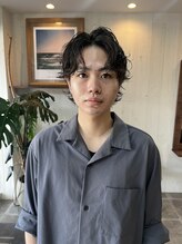 ヘアーサロン リベット(hair salon Libett) センターパートフェザーパーマ