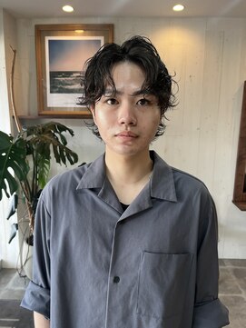 ヘアーサロン リベット(hair salon Libett) センターパートフェザーパーマ