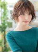 イヤリングカラー韓国風ゆるふわボブパーマA2浦和20代30代40代