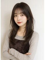 ゲイン(Gain)&nbsp;大人上品ロングレイヤー×透け感シースルーバング