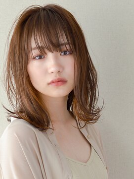 黒髪/クラゲヘアー/オリーブグレー/小顔/ココアベージュ