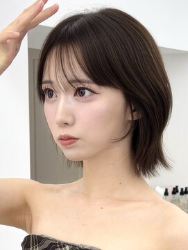 サンドイエナ 横浜店(sand yena) くびレイヤーボブルフネビージュ小顔ワンレンこなれミディ