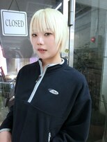 ノラ シブヤ(NORA) ★ショートレイヤーショートカットボブレイヤーブロンドウルフ