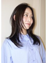 ゾーイダイミョウ(ZOEY daimyo)&nbsp;福岡 天神 大名 レイヤーカット 顔周りカット 透明感カラー