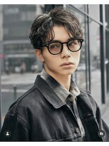 アイトーキョー 名古屋栄(AI TOKYO)&nbsp;ニュアンスパーマ/フェザーパーマ/センターパート/名古屋/栄