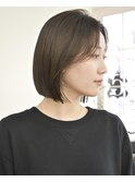 【SANA】グレージュ 切りっぱなしボブ