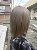 アズールサン 草加西口店(azule-sun) ダブルカラー,ブリーチ,グレーベージュ,グレージュ【草加】
