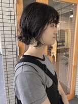 マルソー&nbsp;岡山ボブパーマニュアンスパーマ髪質改善トリートメントショート