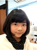 かわいいボブ