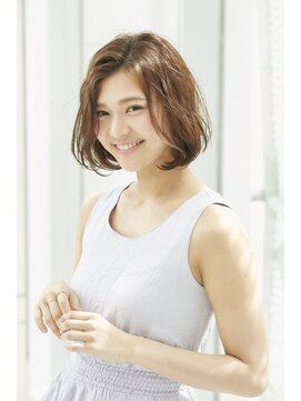ミチオ ノザワ ヘアサロン ギンザ(Michio Nozawa HAIR SALON Ginza) くせ毛風大人クールボブ