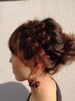 ロッキンヘアー(Rockin' hair)&nbsp;裏編み込みの大人セアセット！二次会にもパーティーにも！！