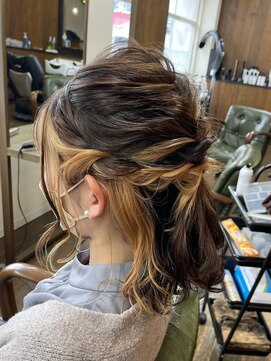 ヘアーサロン リバース(Hair Salon Rebirth) 【防府/Rebirth】ハーフアップ