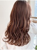 大人かわいい似合わせカット/ピンクベージュ/美髪/髪質改善/新宿