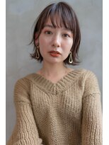 ドットハリス(.Hallis) 大人可愛い前髪/ミディアム/ボブ/20代30代/原宿/表参道