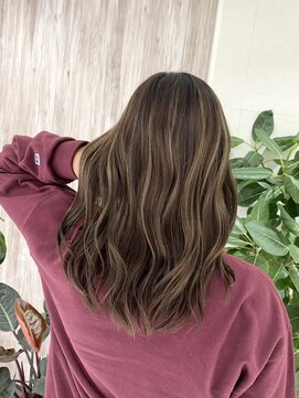 エアー 横浜(AIR) 【寺本】濃いめブラウンベージュハイライト