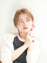 ジュール 大分(Joule)&nbsp;セクションカラー/ペールベージュ/透明感ボブ[大分駅]