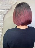 バレイヤージュ◎ピンク