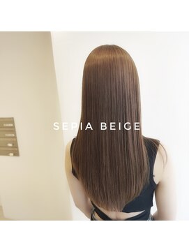 ヘアカロン 熊本下通店(Hair CALON) ミルクティーベージュダブルカラーインナーカラーケアブリーチ