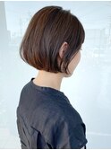 マシュマロボブ◎×ミントブラウン