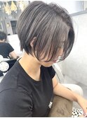 ショートレイヤー 髪質改善カラー ショートボブ