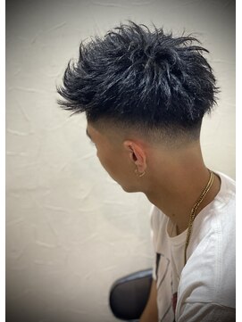 ヒロギンザ 銀座一丁目店(HIRO GINZA) スパイキーショート×フェード