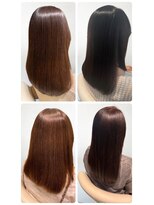 美容室フルール&nbsp;30代40代大人可愛い髪質改善カラーラベンダーグレージュ透明感