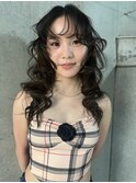 レイヤーカット/巻き髪
