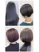 美容室フルール&nbsp;20代30代40代ストレート髪質改善艶感