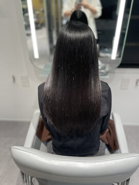 ユニック ウメダ(unique UMEDA) 髪質改善×縮毛矯正×20代×30代×艶髪×黒髪ストレート