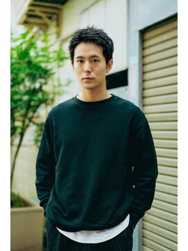 ボンド 三軒茶屋(Bond) 黒髪スパイキーショート◎三軒茶屋 メンズカット RYUKI