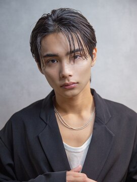 シティ(CITY) 【小久保style】ロングウルフパーマシャギー秋色ピンクカラー