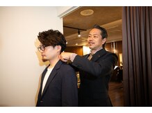 ディアバーバー 南森町店(DEAR BARBER)の雰囲気（スタッフはスーツ着用ファッションのアドバイスも〇）