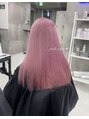 ワンズミラー 海老名店(ONE's MIRROR) 1ブリーチでオシャレピンクカラー!1年を通して大人気カラーです