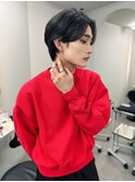 【LICCCA 古賀愛】韓国風センターパートナチュラルウルフ
