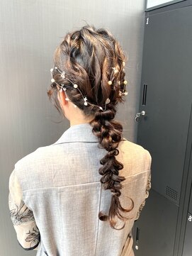 ハルキミナト ジャパン ヨコハマ(HARUKI MINATO japan YOKOHAMA) 横浜1可愛いヘアセット/編み下ろしアレンジ