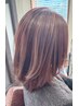 白髪染めを使わない白髪染め＋ハイライト+カット＋トリートメント