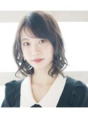 ミックス巻き/グレージュ/ダークグレージュ[横浜]