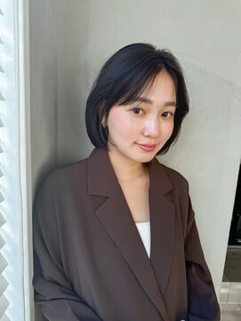 タス(tas) ヘルシー韓国ボブ　似合わせカット顔周りカット