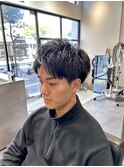 アップバングショート