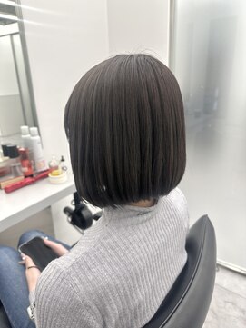ゴウトゥデイシェアサロン 町田店(GO TODAY SHAiRE SALON) ダークグレージュ/タッセルボブ【町田】