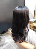 コテ巻き風デジタルパーマ☆