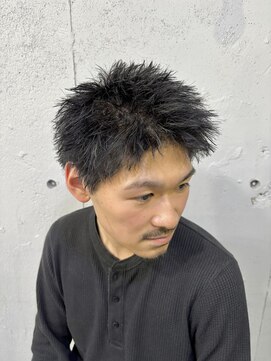 メンズ ラピス(Men's Lapis) 王道黒髪スパイキーショート