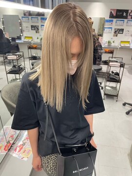 キング 枚方店(K!ng) 縮毛矯正髪質改善ハイライトレイヤーカット枚方美容室エクステ