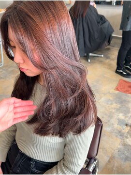 ラボアン 梅田店(lab.em.) 内巻きレイヤースタイル