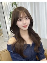 レイリー 原宿 表参道(Rayreee)&nbsp;韓国風くびれレイヤー×束感シースルーバング