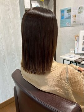 コルテ 倉敷西坂店(CoRte.) まとまり髪/ヘアエステ/頭皮洗浄/切りっぱなしセミディ/髪質改善